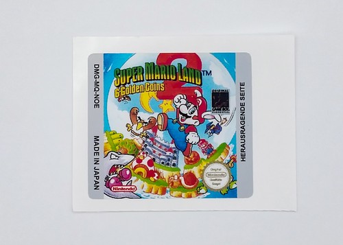 Super mario land etichetta - mario, 2